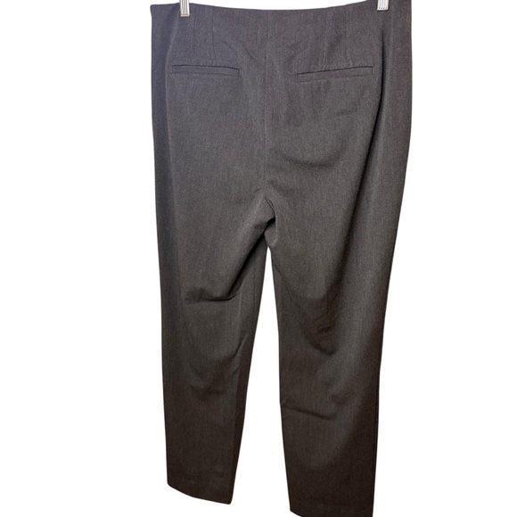 Talbots | Heather Gray Side Zip Dress Pants | Sz 12 - Picture 3 of 5